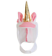 narrenwelt Einhorn Baby Kostüm weiß - rosa 1 TLG Overall mit Mütze Haube Gr 92