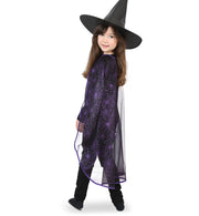 narrenwelt Kostüm Spinnencape lila Cape Kinder Halloween Party Fasching 128-164