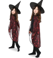 narrenwelt Kostüm Spinnencape rot Cape Kinder Halloween Party Fasching 128-164