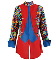 narrenwelt Kostüm Frack Jacke Zirkus Manege Damen Garde bunt Fasching