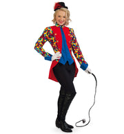 narrenwelt Kostüm Frack Jacke Zirkus Manege Damen Garde bunt Fasching