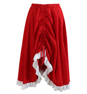 narrenwelt Kostüm  Piratenlady Piratin 2 tlg. Oberteil mit angenähtem Blusenärmel und Rock Größe: 36 - 42