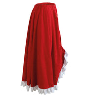 narrenwelt Kostüm  Piratenlady Piratin 2 tlg. Oberteil mit angenähtem Blusenärmel und Rock Größe: 36 - 42