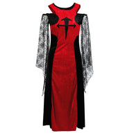 narrenwelt Kostüm DÄMONIA Damen Kleid Horror Halloween Kostüm Karneval Gr 36 - 46