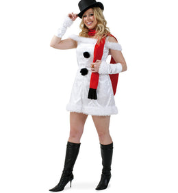narrenwelt Kostüm Schneefrau Damen Fasching Event Party