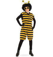 narrenwelt Kostüm Brummelhummel Hummel Wespe Biene Insekt 1-TLG (Kurzoverall) Unisex Motto Party