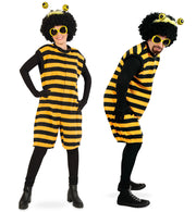 narrenwelt Kostüm Brummelhummel Hummel Wespe Biene Insekt 1-TLG (Kurzoverall) Unisex Motto Party