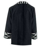 narrenwelt Kostüm Jacke Blazer Zebra Retro Proll Lude Macho 70er 80er Jahre L + XXL