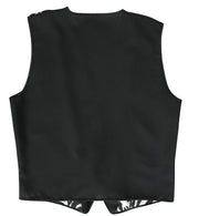 narrenwelt Kostüm Weste Fredi Zebra schwarz-weiß