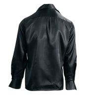 narrenwelt Rüschenhemd Schlager DJ Disco Hemd Schlagerhemd schwarz Größe M - XXXL Motto Party Event