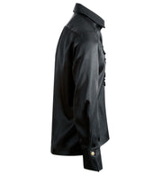 narrenwelt Rüschenhemd Schlager DJ Disco Hemd Schlagerhemd schwarz Größe M - XXXL Motto Party Event