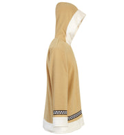 narrenwelt Kostüm Eskimo Oberteil mit Kapuze Lappland Kostüm Unisex L + XXL