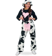 narrenwelt Kuh Hose mit Herz und Euter Kuhhose Latzhose Bayern Gaudi Fest im Oktober Gr. M - XXXL Bierzelt