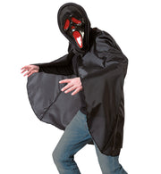 narrenwelt Kostüm Cape Noir Umhang Damen HerrenHalloween Fasching Einheitsgröße