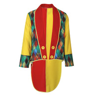 narrenwelt Kostüm Clown Frack Fritzi buntes Clownkostüm Erwachsene Fasching Event