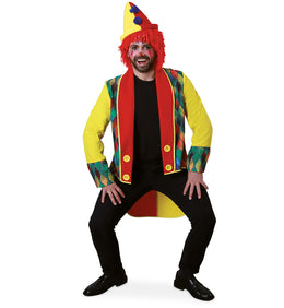 narrenwelt Kostüm Clown Frack Fritzi buntes Clownkostüm Erwachsene Fasching Event