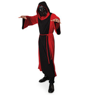 narrenwelt Kostüm Mönch mystisch mit Kapuze und Gürtel Halloween Fasching Event Party