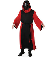 narrenwelt Kostüm Mönch mystisch mit Kapuze und Gürtel Halloween Fasching Event Party