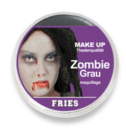 narrenwelt Schminke Make-up Zombiegrau Zombie - Grau Halloween Horror Horrorschminke 15g Tiegel