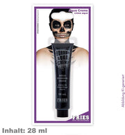 narrenwelt  Aqua Schmink Horror Aqua Creme schwarz(28 ml) – Professionelle Aqua Schmink-Creme Face-Art Halloween Cosplay