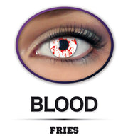 narrenwelt Fun Linse Halloween, Linsen Set(Paar) Blood, Motiv-Linse Cosplay-Linse weiche Kontaktlinse getönt