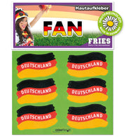 narrenwelt Fan Deutschland Hautaufkleber Tattoo