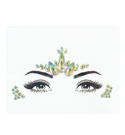 narrenwelt Face Jewels 2 sortierte Styles selbstklebende Gesichtssteine Schmucksteine Make up Event Festival Rave Gesichtsdeko Glitzersteine Halloween Motto Party Accessoire
