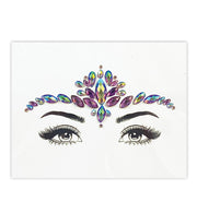 narrenwelt Face Jewels 2 sortierte Styles selbstklebende Gesichtssteine Schmucksteine Make up Event Festival Rave Gesichtsdeko Glitzersteine Halloween Motto Party Accessoire