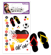 narrenwelt FAN Tattoo Deutschland Schwarz-Rot-Gold