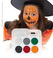 narrenwelt Schminkset Halloween 6er Set Fasching Motto Party Karneval N26