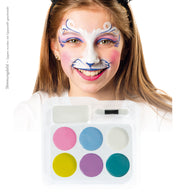 narrenwelt Schminkset Fantasy Prinzessin 6er Set Fasching Motto Party Karneval N26