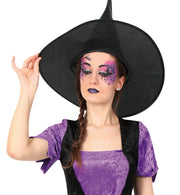 narrenwelt Hexenhut Hexen Hut Halloween Karneval Gr. 58 cm Erwachsene Unisex