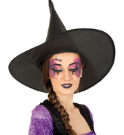narrenwelt Hexenhut Hexen Hut Halloween Karneval Gr. 58 cm Erwachsene Unisex