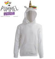 narrenwelt Kostüm Hoodie Pummeleinhorn 1-tlg. Oberteil mit Kapuze Größe L - XXL Erwachsene UNISEX
