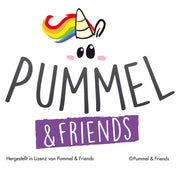 narrenwelt Kostüm Hoodie Pummeleinhorn 1-tlg. Oberteil mit Kapuze Größe L - XXL Erwachsene UNISEX