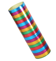 narrenwelt  Luftschlangen Rainbow Regenbogen Metallic