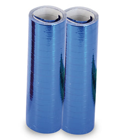 narrenwelt Luftschlangen Party metallic blau Bayern Deko 2erSet( 20 Ringe)