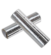 narrenwelt Luftschlangen Party metallic Silber Deko 2erSet( 20 Ringe)
