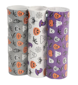 narrenwelt Luftschlangen Halloween Deko 3erSet( 30 Ringe)