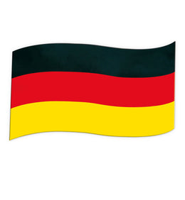 narrenwelt Auto - Magnetfahne Fan Fahne Deutschland WM Magnet Auto