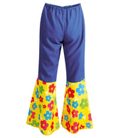 narrenwelt Kostüm Hippie Flower Power 3tlg mit Stirnband Unisex 
 Damen und Herren Unisex M + XL