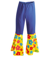 narrenwelt Kostüm Hippie Flower Power 3tlg mit Stirnband Unisex 
 Damen und Herren Unisex M + XL