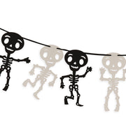 narrenwelt  Deko Girlande Skelett Halloween 150cm Home Dekoration