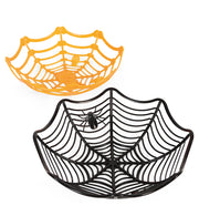 narrenwelt Halloween Schale mit Spinne oder Totenkopf schwarz oder orange 28 cm Motto Partyartikel Event Dekoration (Kopie)
