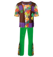 narrenwelt Kostüm Hippie 2-tlg. Herren  Größe M + L