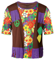 narrenwelt Kostüm Hippie 2-tlg. Herren  Größe M + L