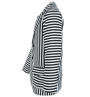 narrenwelt Kostüm Sakko  Gr. L schwarz weiß Streifen Jackett Karneval  Mottoparty