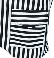 narrenwelt Kostüm Sakko  Gr. L schwarz weiß Streifen Jackett Karneval  Mottoparty