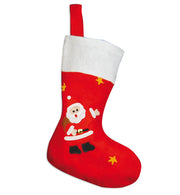 narrenwelt narrenwelt Nikolausstrumpf Nikolaus Strumpf 2 Motive Weihnachten ca. 36cm Filz