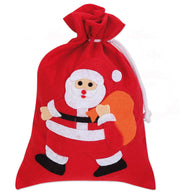 narrenwelt Nikolausbeutel Nikolaus Beutel Motiv Nikolaus, Bär oder Schneemann -ca. 26cm hoch- -Filz-